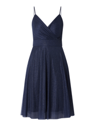 Cocktailkleid mit Glitter-Effekt  von TROYDEN COLLECTION Blau - 34