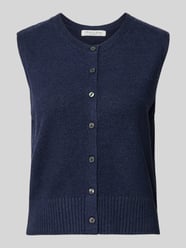 Strickweste aus Viskose-Mix mit Knopfleiste von Christian Berg Woman - 40