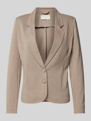 Blazer met reverskraag, model 'NANNI' van FREE/QUENT Bruin - 25