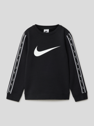 Sweatshirt mit Galonstreifen von Nike Schwarz - 6