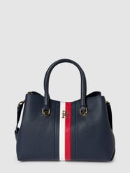 Handtasche mit Label-Details Modell 'EMBLEM' von Tommy Hilfiger Blau - 5