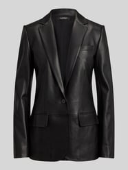 regular fit blazer van echt leer van Lauren Ralph Lauren - 4