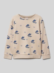 Sweatshirt met ronde hals, model 'MOTTO' van Name It Beige - 17