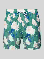 Badeshorts mit Allover-Muster Modell 'IRIS' von BOSS - 14