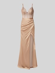 Abendkleid mit Beinschlitz von Luxuar Gold - 1