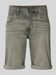 Bermuda’s in 5-pocketmodel met omgeslagen zoom van Christian Berg Men - 20