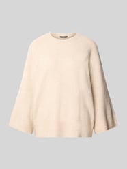 Relaxed Fit Strickpullover mit Woll-Anteil von zero Beige - 48