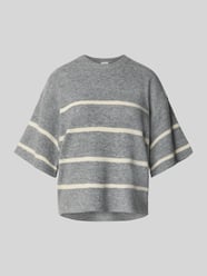 Sweter z dzianiny z rękawem o dł. 1/2 model ‘DASILA’ od ICHI - 8