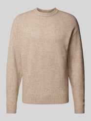 Strickpullover mit Rundhalsausschnitt Modell 'OLLIE' von Jack & Jones Beige - 40