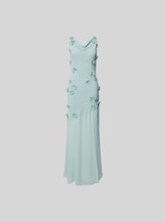 Maxikleid mit floralen Stickereien von ROTATE - 32