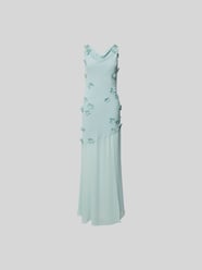 Maxikleid mit floralen Stickereien von ROTATE - 5