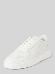 Leren sneakers met labeldetails van Copenhagen - 10