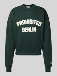 Oversized Sweatshirt mit Label-Detail von PROHIBITED - 1