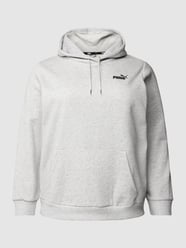 Bluza PLUS SIZE z kapturem i nadrukiem z logo od PUMA Performance Plus Szary - 21