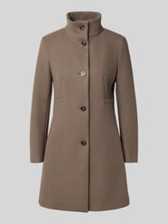 Knielanger Mantel mit Stehkragen Modell 'Ciminora' von Cinque Beige - 28