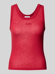 Slim Fit Tanktop aus Modal-Kaschmir-Mix Modell 'Junie' von OH APRIL - 12