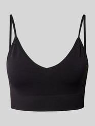 Crop Top mit Spaghettiträger Modell 'JACKIE' von Vero Moda Schwarz - 48