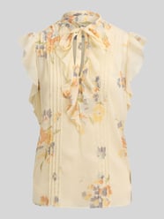 Regular Fit Bluse mit Rüschenkragen von Lauren Ralph Lauren Beige - 2