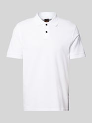 Slim Fit Poloshirt mit kurzer Knopfleiste Modell 'Prime' von BOSS Orange Weiß - 22