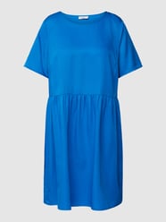 Sukienka o długości do kolan z rozkloszowaną spódnicą od Marc O'Polo Denim Niebieski - 15