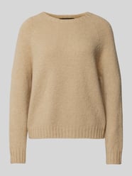 Strickpullover mit Rundhalsausschnitt Modell 'GHIACCI' von Weekend Max Mara Beige - 29