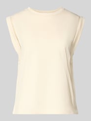 T-Shirt mit Kappärmeln Modell 'MAREA' von Mango Beige - 8