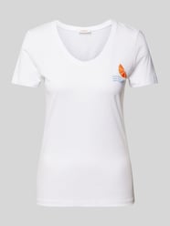 T-Shirt mit Motiv-Print von s.Oliver RED LABEL Weiß - 5