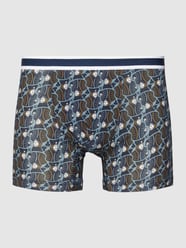 Trunks mit Allover-Muster Modell 'KING' von Mey Blau - 38