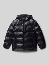 Kurtka puchowa z wyhaftowanym logo od Polo Ralph Lauren Teens - 22