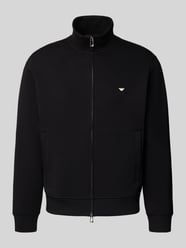 Regular Fit Sweatjacke mit Logo-Stitching von Emporio Armani - 27