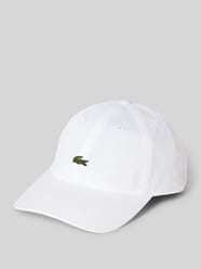 Czapka z daszkiem i naszywką z logo w jednolitym kolorze od Lacoste - 32