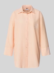 Relaxed Fit Bluse mit Baumwoll-Anteil aus Seersucker von Tommy Hilfiger Orange - 4