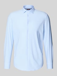Koszula biznesowa o kroju slim fit z listwą guzikową od Cruna - 1