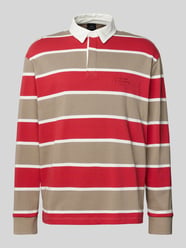 Koszulka polo o kroju regular fit z długim rękawem od Armani Exchange - 9