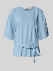 Bluzka o kroju relaxed fit z mieszanka wiskozy Model 'Rikas' od MOS MOSH - 2