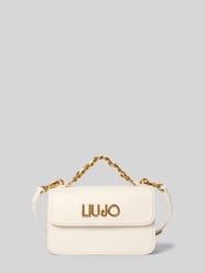 Handtasche mit Label-Applikation von Liu Jo White Beige - 19