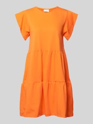 Sukienka mini z efektem stopniowania model ‘SUMMER’ od Vila Pomarańczowy - 6