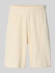 Shorts mit Strukturmuster und elastischem Bund von REVIEW - 24