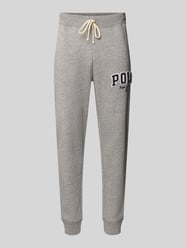 Slim fit sweatpants met labelstitching van Polo Ralph Lauren - 23