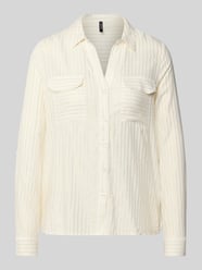 Regular fit overhemdblouse van pure viscose, model 'BUMPY' van Vero Moda - 25