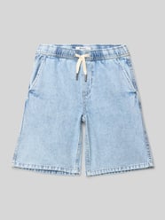 Szorty jeansowe o kroju regular fit z elastycznym pasem od Garcia - 3