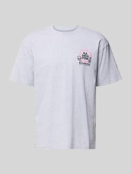 T-shirt z bawełny Model 'RAMEN PINK' od Edwin - 3