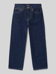 Straight fit jeans met logopatch van Polo Ralph Lauren Kids - 15