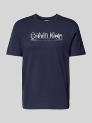 T-shirt met labelprint van CK Calvin Klein - 19