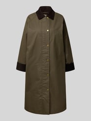 Gewaxte lange jas met knoopsluiting van Gant - 20