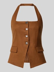Weste aus Leinen mit Neckholder Modell 'BORELI' von MANGO - 30