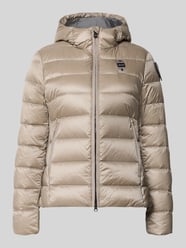 Jacke in Stepp-Optik mit Logo-Detail Modell 'Charme' von Blauer USA Beige - 20