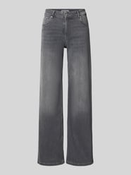 Wide-Leg-Jeans mit Stretch-Anteil und mittelhohem Bund von REVIEW - 40