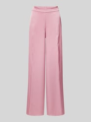 Wide Leg Stoffhose mit elastischem Bund von V by Vera Mont Pink - 11