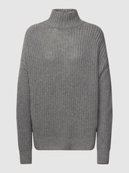 Strickpullover aus Woll-Mix mit Stehkragen von Jake*s Casual Grau - 29
